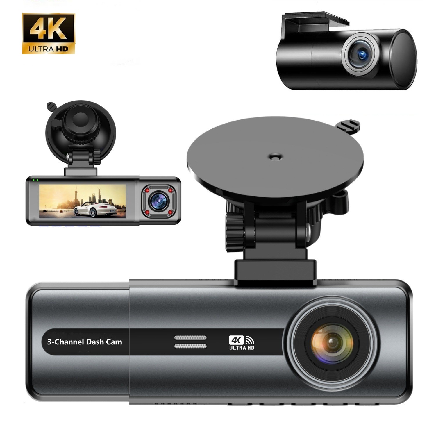 BJ10 4K 3-Channel Dash Cam